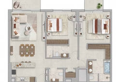 2 bedroom apartment